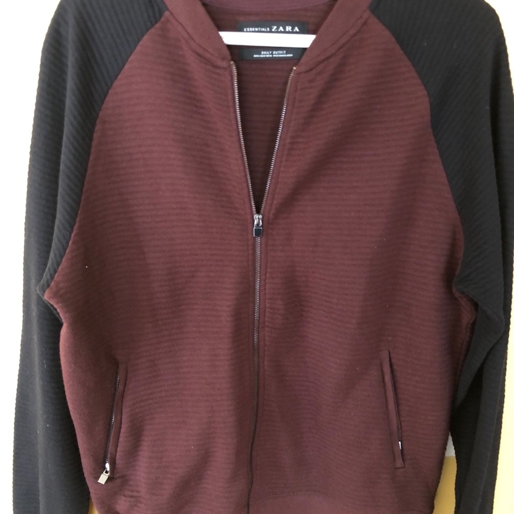 European zip up sweater